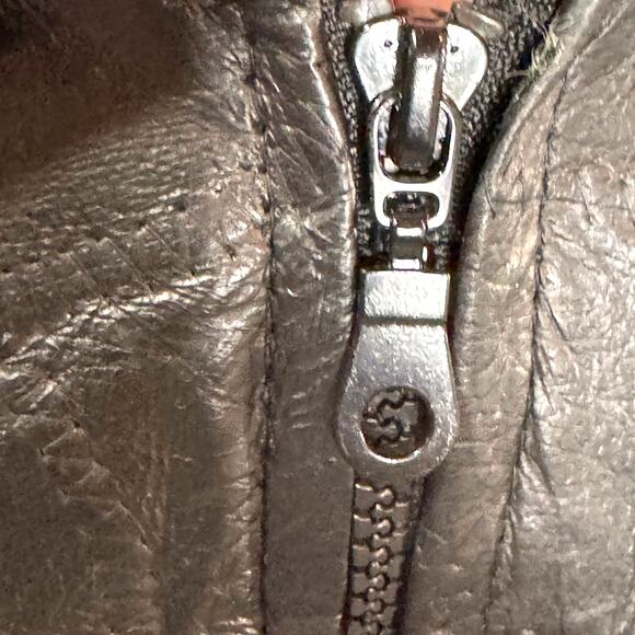 LEATHER WORKS Patchwork‎ Vest Unisex XXXL Motorcycle Riding Black Biker Moto Zip - Picture 6 of 11